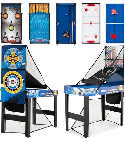 Amazon.co.jp: GYMAX マルチゲームテーブル 10in1 ボードゲーム 卓上